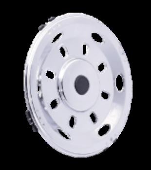 Chrom Radzierdeckel 17,5" Doppelbereifung