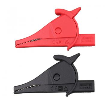 UT-C02B (M4) threaded bore alligator clip
