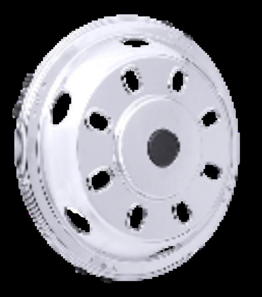 Chrom Radzierdeckel 17,5" Doppelbereifung