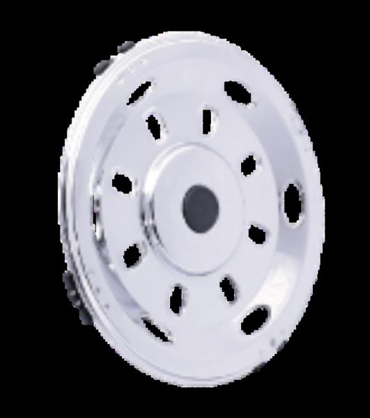 Chrom Radzierdeckel 17,5" Doppelbereifung